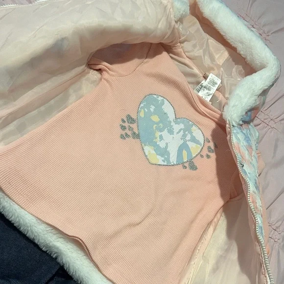 Little Lass Pink and Blue Kids Matching Set - Picture 4 of 10